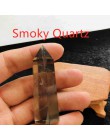 24 kamień punkt wieża Wicca uzdrawiający kryształ sześciokąt naturalne minerały magiczna różdżka Home Decor Geode ametyst Rose Q