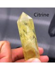 24 kamień punkt wieża Wicca uzdrawiający kryształ sześciokąt naturalne minerały magiczna różdżka Home Decor Geode ametyst Rose Q