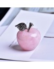 1 PC naturalne kwarc różowy apple może być stosowany dla pary dekoracje domu dekoracji domu study room dekoracji DIY prezent