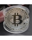 1 sztuk pozłacane Bitcoin moneta prezent kolekcjonerski casascius bit Coin bitcoiny kolekcjonerskie fizyczne pamiątkowa moneta T