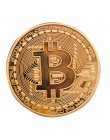 1 sztuk pozłacane Bitcoin moneta prezent kolekcjonerski casascius bit Coin bitcoiny kolekcjonerskie fizyczne pamiątkowa moneta T