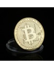 Historyczne pamiątkowe monety Bitcoin metalowe pozłacane pamiątkowe monety wysokiej jakości na prezent pamiątkowe kolekcje sztuk
