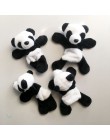 1Pc śliczne miękkie pluszowy magnes na lodówkę Panda naklejka na lodówkę kreskówki naklejka prezent pamiątka Home Decor akcesori