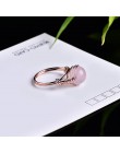 1PC nowa moda naturalny kryształowy pierścień rose quartz ametyst biżuteria kryształ kwarcowy party biżuteria DIY prezent para b