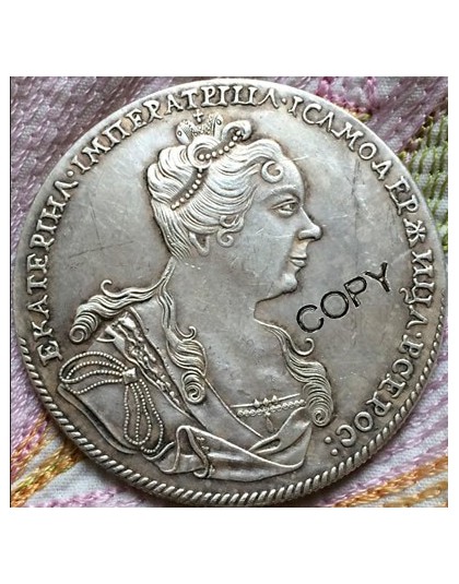 Hurtownie 1727 monety rosyjskie 1 kopia rubla 100% produkcji miedzi stare monety