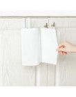 Stojak na drzwi uchwyt na papier toaletowy łazienkowy żelazny wieszak na ręczniki papierowe kuchnia pływający stojak nowoczesna 