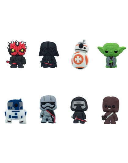 8 sztuk/partia Star Wars kreatywny Cartoon figurka pcv 1.3cm magnesy na lodówkę prezent dla dzieci naklejki magnetyczne na lodów