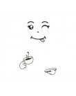 Lodówka magnes magnes lodówka śliczne naklejki lodówka Happy Delicious Face lodówka do kuchni naklejki ścienne Art śliczne nakle