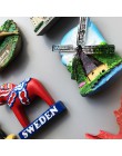 Magnesy na lodówkę kanada irlandzka niemiecka Hollywood szwecja holenderska Salzburg australijska naklejka na magnes na lodówkę 