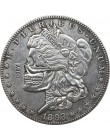 Hobo nikiel dwa twarzy 1893 stany zjednoczone Morgan dolar moneta kopia