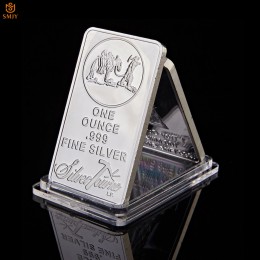 1 uncja 999 grzywny srebra złota tabliczka American Prospector US Union Metal moneta kolekcjonerska wartość