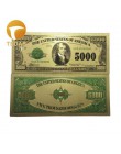 1pc 1 milion dolarów banknotów banknotów dekoracji antyczne pozłacane USA pamiątka dekoracji wnętrz Drop Shipping