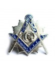 Masoński przypinka masoneria kwadrat i kompas Mason przypinka do klapy z symbolem przypinki prezent dla masonem