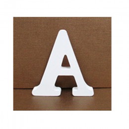1 sztuk 15cm białe drewniane litery alfabetu angielskiego DIY spersonalizowana nazwa projekt rzemiosło artystyczne wolnostojący 