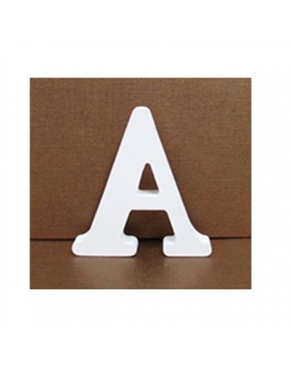 1 sztuk 15cm białe drewniane litery alfabetu angielskiego DIY spersonalizowana nazwa projekt rzemiosło artystyczne wolnostojący 