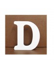 1 sztuk 15cm białe drewniane litery alfabetu angielskiego DIY spersonalizowana nazwa projekt rzemiosło artystyczne wolnostojący 