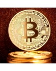 Pozłacane Bitcoin moneta kolekcjonerska wielki prezent Bit moneta kolekcja sztuki fizyczna złota pamiątkowa moneta kreatywna pam