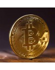 Pozłacane Bitcoin moneta kolekcjonerska wielki prezent Bit moneta kolekcja sztuki fizyczna złota pamiątkowa moneta kreatywna pam