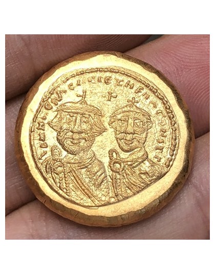 Bizancjum imperium Solidus 626-629 kopia monety 21MM
