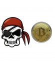 Pozłacane Bitcoin moneta kolekcjonerska wielki prezent Bit moneta kolekcja sztuki fizyczna złota pamiątkowa moneta kreatywna pam