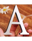 Akrylowe angielskie litery naklejka ścienna 3D DIY spersonalizowana nazwa samoprzylepne naklejki na lusterka na ślub urodziny Ho