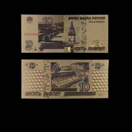 Rosja 2000 rubli kolor złota moneta banknot replika 24k złota folia pamiątkowy złoty banknot fałszywe pieniądze idealne rzemiosł