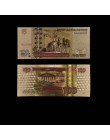 Rosja 2000 rubli kolor złota moneta banknot replika 24k złota folia pamiątkowy złoty banknot fałszywe pieniądze idealne rzemiosł