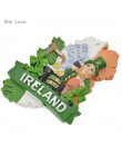 Ona kocha ręcznie malowane irlandia 3D magnes na lodówkę z żywicy lodówka turystyka pamiątka kolekcje prezent