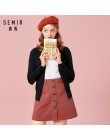 SEMIR sweter dziergany sweter kobiet 2019 wiosna proste stałe prosto dół odzież sweter modny kardigan dla kobiet