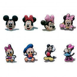 8 sztuk/partia Mickey Cartoon lodówka magnes na lodówkę Minnie pamiątkowe magnetyczne kuchenne samoprzylepne karteczki do notowa