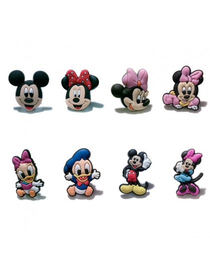 8 sztuk/partia Mickey Cartoon lodówka magnes na lodówkę Minnie pamiątkowe magnetyczne kuchenne samoprzylepne karteczki do notowa