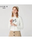 SEMIR sweter dziergany sweter kobiet 2019 wiosna proste stałe prosto dół odzież sweter modny kardigan dla kobiet
