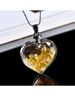 1PC naturalny kryształ mineralny Ornament butelka życzeń serce wisiorek strażnik moda naszyjnik z wisiorkiem wisiorek biżuteria 
