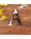 Akrylowe angielskie litery naklejka ścienna 3D DIY spersonalizowana nazwa samoprzylepne naklejki na lusterka na ślub urodziny Ho
