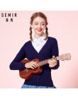 SEMIR sweter dziergany sweter kobiet 2019 wiosna proste stałe prosto dół odzież sweter modny kardigan dla kobiet