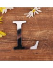 Akrylowe angielskie litery naklejka ścienna 3D DIY spersonalizowana nazwa samoprzylepne naklejki na lusterka na ślub urodziny Ho