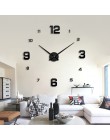 2020 nowoczesny design rzucili zegary kwarcowe modne zegarki lustro naklejki diy wystrój salonu nowy nabytek 3d prawdziwy duży z