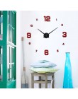 2020 nowoczesny design rzucili zegary kwarcowe modne zegarki lustro naklejki diy wystrój salonu nowy nabytek 3d prawdziwy duży z
