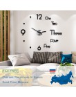 2020 darmowa wysyłka Diy duży zegar ścienny nowoczesny Design 3D naklejka ścienna zegar cichy wystrój salonu kwarcowy Relógio de