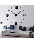Duży zegar ścienny zegarek 3d zegary ścienne de pared home decoration 3d naklejki ścienne specjalny salon akcesoria do dekoracji