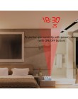 FanJu FJ3531 alarm z projekcją zegar cyfrowy data funkcją drzemki podświetlenie projektor biurko stół zegar led z projekcją czas