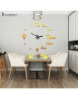 2020 darmowa wysyłka Diy duży zegar ścienny nowoczesny Design 3D naklejka ścienna zegar cichy wystrój salonu kwarcowy Relógio de