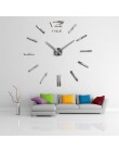 Oferta specjalna 3d duża akrylowa ściana lustrzana zegar krótki diy zegarek kwarcowy martwa natura zegary dekoracja do domu nakl