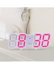 Anpro 3D duża LED cyfrowa ściana zegar data czas celsjusza Nightlight wyświetlacz stół do komputera zegary budzik z salonu
