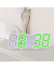 Anpro 3D duża LED cyfrowa ściana zegar data czas celsjusza Nightlight wyświetlacz stół do komputera zegary budzik z salonu