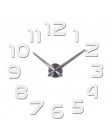 Nowy zegar zegarek zegary ścienne horloge 3d diy lustro akrylowe naklejki Home Decoration salon igła kwarcowa darmowa wysyłka