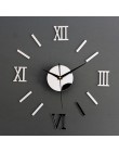 1 sztuka nowy zegar zegarek zegary ścienne Horloge 3d Diy lustro akrylowe naklejki dekoracja wnętrz salon igła kwarcowa