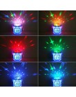 Cube zegar led budzik led 7 zmiana kolorów cyfrowa tablica gadżet termometr świecące w nocy zegarek na prezenty Home Decor TSLM1