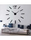 3d prawdziwy duży zegar ścienny rzucili lustro naklejki ścienne diy salon home decor modne zegarki przyjazdu kwarcowe zegary ści