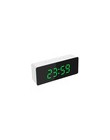 Lustro Alarm LED zegar Luminous cyfrowy czas drzemki temperatura obudź światło podświetlany zegar na biurko sypialnia